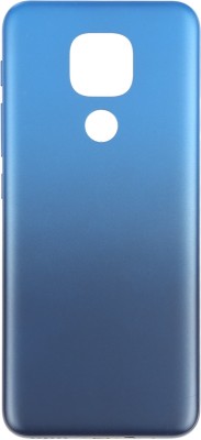 Spares4ever Motorola Moto E7 Plus XT2081-1 Back Panel(Blue)