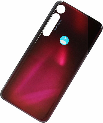 Spares4ever Motorola Moto One Macro Back Panel(Red)