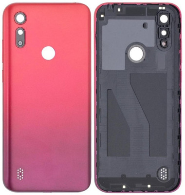 Spares4ever Motorola E6S 2020 Back Panel(Red)