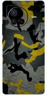 AsSkin Vivo x20 Mobile Skin(Ultra Super Militery Yellow Camouflage With High Gloss Finish).)