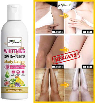 Phillauri Body Lotion for Very Dry Skin, Nourishing Body Milk with 2x Almond Oil