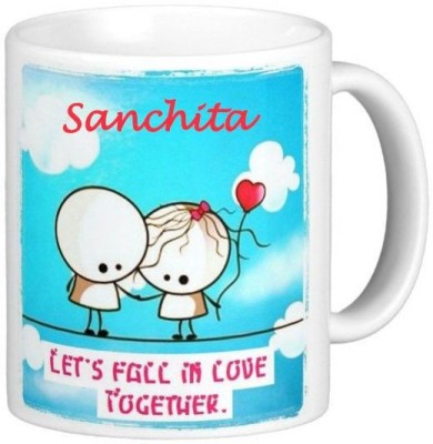 GNS Love Message for Sanchita Romantic Quotes 133 Ceramic Coffee Mug(325 ml)