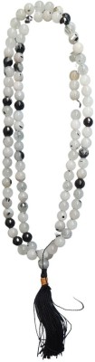 Maitri Export Tourmaline Quartz japa Mala 108 Beads for Reiki Healing Natural Crystal Necklace