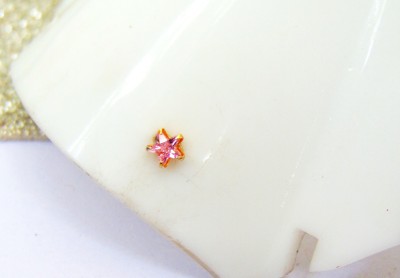 fashion2021 Cubic Zirconia Gold-plated Plated Alloy Nose Stud