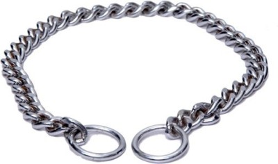 SCOOBEE Stainless Steel Chock Chain for Dog 10 No,24 Inch Dog Choke Chain Collar(35 - 50 cm, silver)