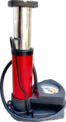 MATELCO Portable Mini Bike Pump/Cycle Foot Pump Bicycle, Ball Pump(Red)