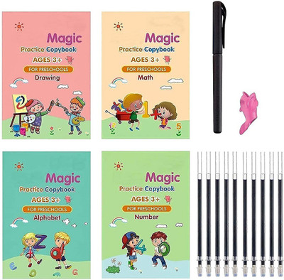 Onshhm Magic Book For Kids, Numbers, Drawing(Multicolor)
