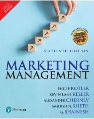 Marketing Management Combo | Indian Case Studies Included| Sixteenth Edition| By Pearson(Paperback, Philip Kotler)