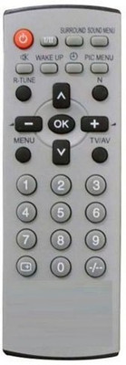 PP REMOTE UN-20 FOR CRT TV COMPATIBLE TO PANASONIC SEND OLD REMOTE PHOTO 9822247789 WHATSAPP VERIFICATION Remote Controller(Black/GREY)