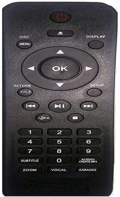 Ehop Compatible Remote Control for DVD Player Philips Remote Controller(Black)