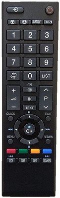 PP REMOTE UN-89 FOR LED/LCD (CT-90336 / CT-90380 / CT-90334) compatible for TOSHIBA Remote Controller(Black)