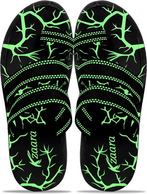 Kzaara Men Flip Flops(Green , 9)