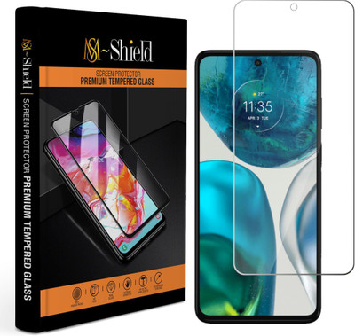 MS-Shield Impossible Screen Guard for Motorola G52, Clear Plastic Film Screen Protector (NOT Glass)(Pack of 1)