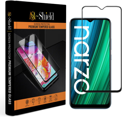 MS-Shield Edge To Edge Tempered Glass for Realme Narzo 50A(Pack of 1)