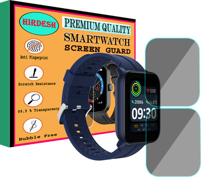 hirdesh Screen Guard for Realme TechLife Watch SZ100(Pack of 2)