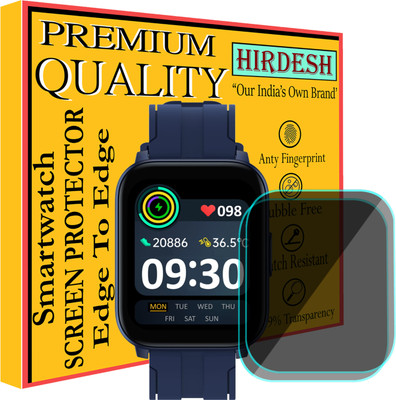 hirdesh Screen Guard for Realme TechLife Watch SZ100(Pack of 2)