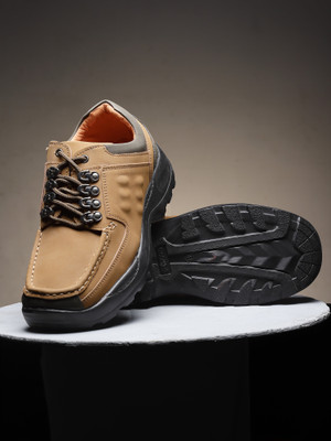 action Lightweight | Comfortable | Trendy | Daily Wear | Synthetic Leather Outdoors For Men(Camel , 6 UK/India)