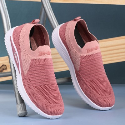 BIRDE Premium Style Comfortable Casual Shoes For Women Slip On Sneakers For Women(Pink)