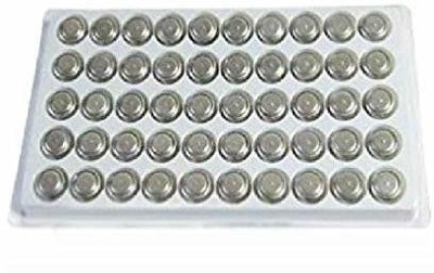 Nimida LR44 / AG13 / G13A / 357A 1.5V Alkaline Button Coin Cell   Battery(Pack of 50)