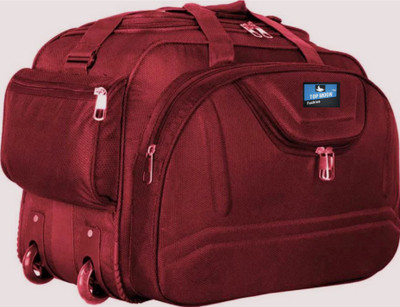 TOPMOON FASHION (Expandable) Waterproof Lightweight 60 L Luggage Travel Duffel Bag with Two Wheels Duffel With Wheels (Strolley)
