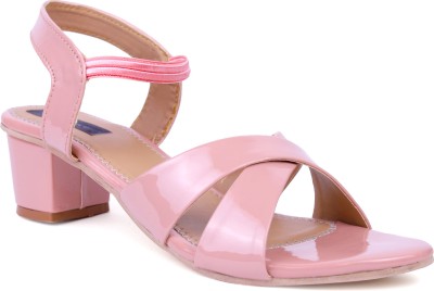 Rimezs Women Heels(Pink , 4)