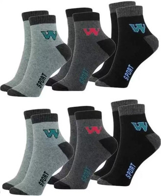 kiyo Men Self Design Ankle Length(Pack of 6)