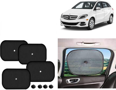 FINCOSTA Side Window Sun Shade For Mercedes Benz B-Class(Black)