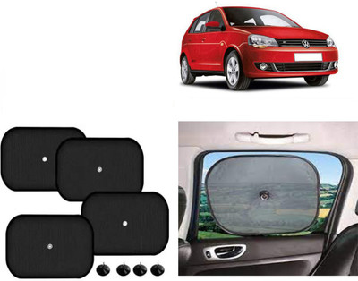 FINCOSTA Side Window Sun Shade For Volkswagen Polo GT(Black)