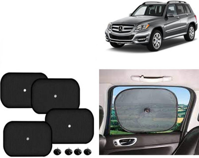 FINCOSTA Side Window Sun Shade For Mercedes Benz GLK-Class(Black)