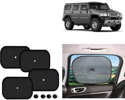 FINCOSTA Side Window Sun Shade For HM Hummer H2(Black)