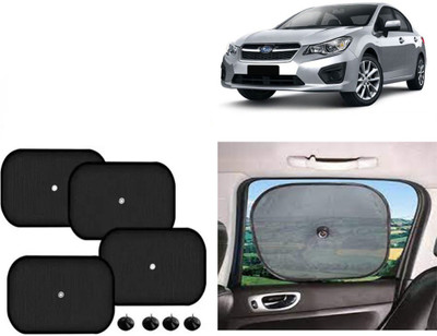FINCOSTA Side Window Sun Shade For Subaru Impreza(Black)