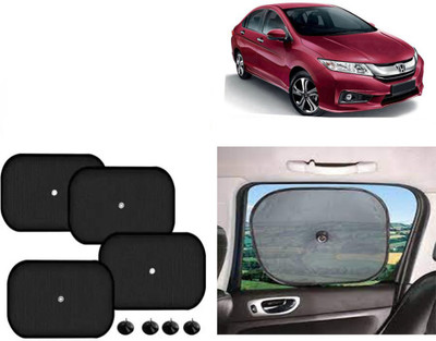 FINCOSTA Side Window Sun Shade For Honda(Black)