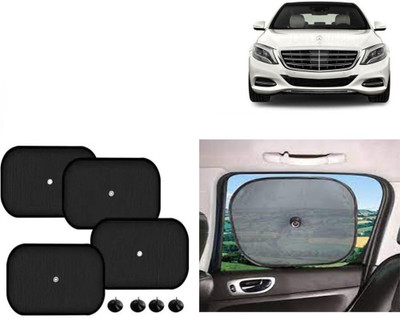 FINCOSTA Side Window Sun Shade For Mercedes Benz S-Class(Black)