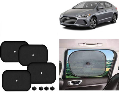 FINCOSTA Side Window Sun Shade For Hyundai Elantra(Black)
