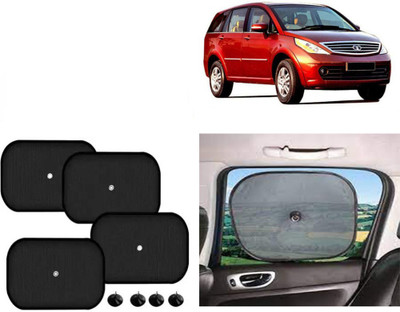 FINCOSTA Side Window Sun Shade For Tata Aria(Black)