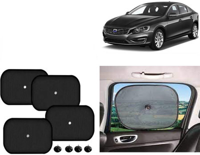 FINCOSTA Side Window Sun Shade For Volvo V60(Black)