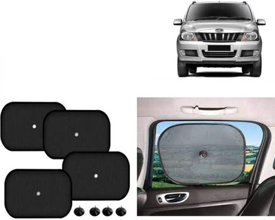 FINCOSTA Side Window Sun Shade For Mahindra Quanto(Black)