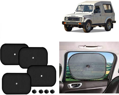 FINCOSTA Side Window Sun Shade For Maruti Suzuki Gypsy(Black)