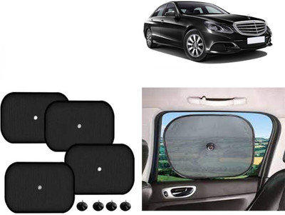 FINCOSTA Side Window Sun Shade For Mercedes Benz E200(Black)