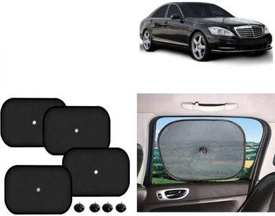 FINCOSTA Side Window Sun Shade For Mercedes Benz S320(Black)