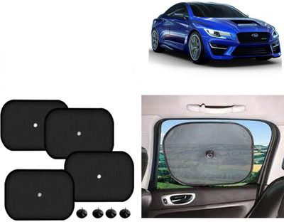 FINCOSTA Side Window Sun Shade For Subaru WRX(Black)