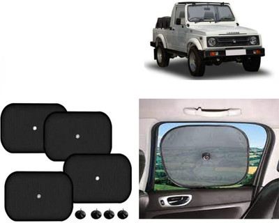 FINCOSTA Side Window Sun Shade For Maruti Suzuki Gypsy King(Black)