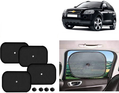 FINCOSTA Side Window Sun Shade For Chevrolet Captiva(Black)