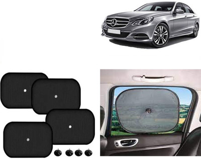 FINCOSTA Side Window Sun Shade For Mercedes Benz E220(Black)
