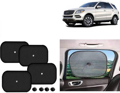 FINCOSTA Side Window Sun Shade For Mercedes Benz ML350(Black)