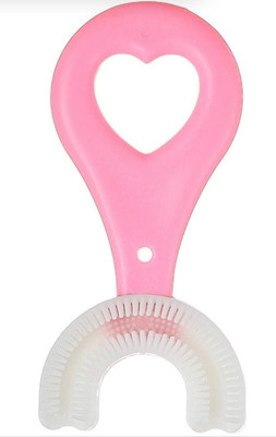 ALEWA U Shaped Silicone Toothbrush for Kids | Assorted Color Soft Toothbrush