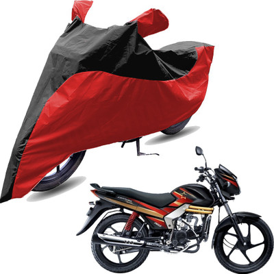 RiderShine Two Wheeler Cover for Mahindra(Centuro Rockstar, Red, Black)