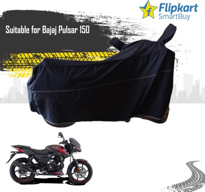Flipkart SmartBuy Waterproof Two Wheeler Cover for Bajaj(Pulsar 150 DTS-i, Black)