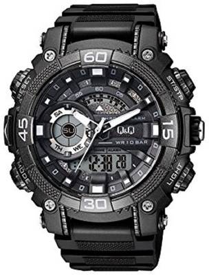 Q&Q Q&Q Analog-Digital Black Dial Men's Watch-GW87J001Y Analog-Digital Watch  - For Men