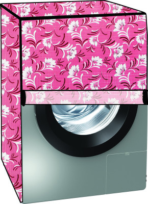 KVAR Front Loading Washing Machine  Cover(Width: 70 cm, Pink, White)